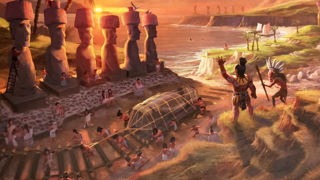 «Rapa Nui», en un tablero