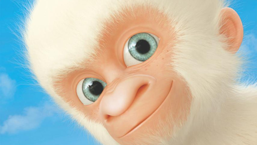 Un gorila blanco en la pantalla grande
