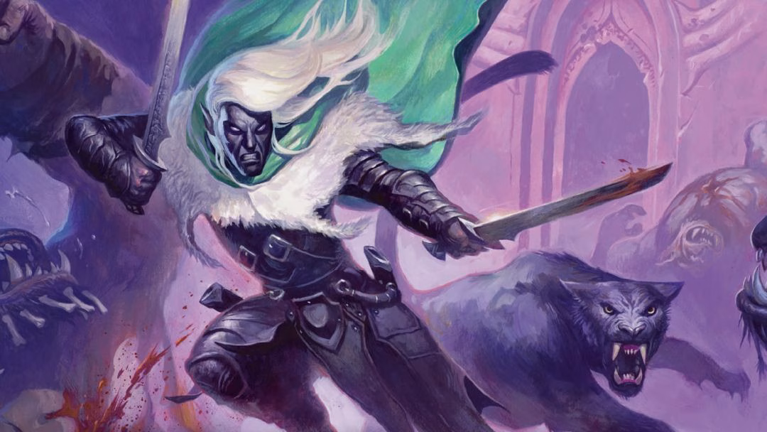 Drizzt en un tablero