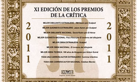 Finalistas a los XII Premios de la Crítica