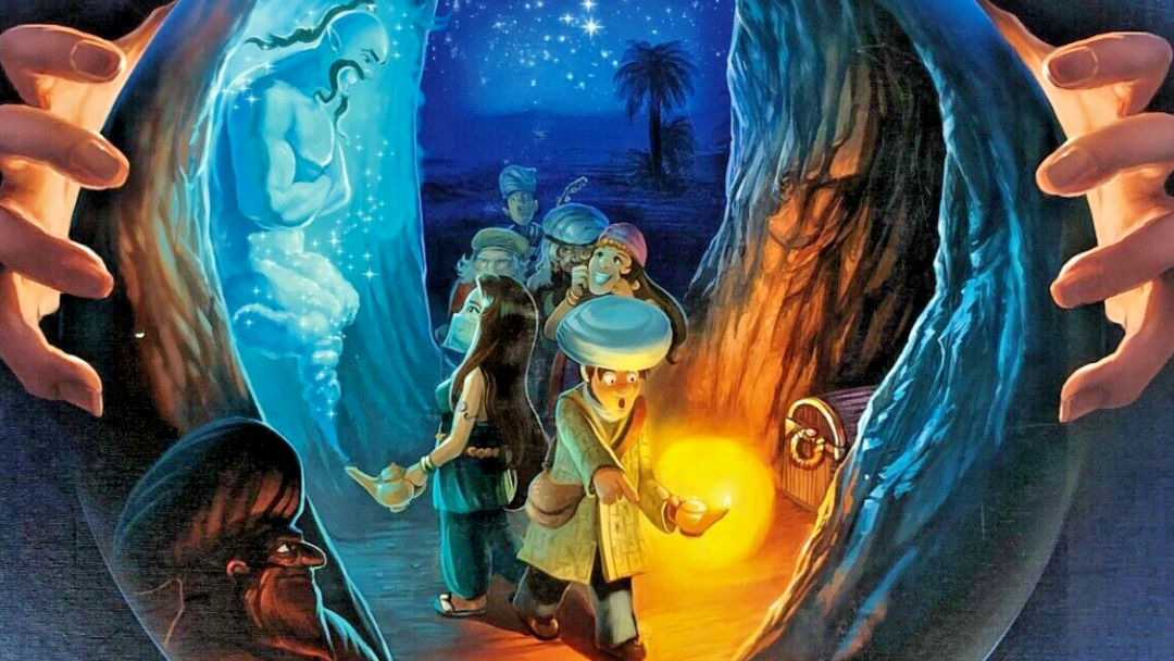 Sidi Baba en la cueva de los cuarenta ladrones
