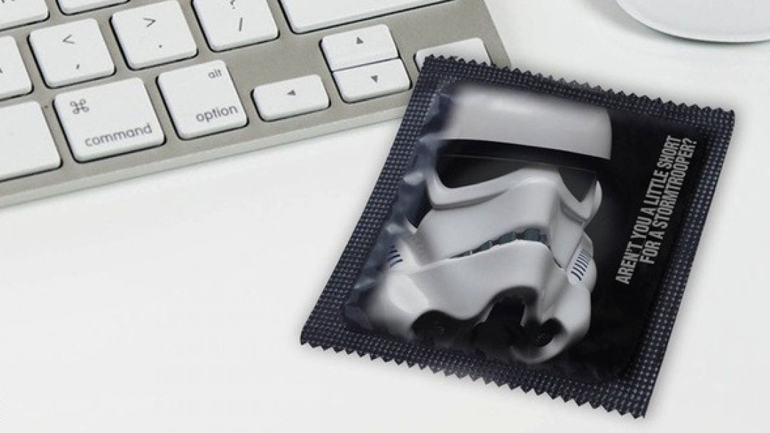 ¿Condones galácticos? ¡Anda ya!