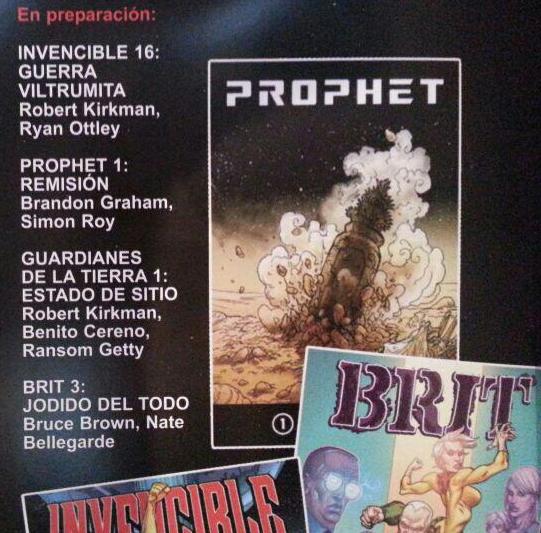 Aleta Ediciones publicará “Prophet” en Enero