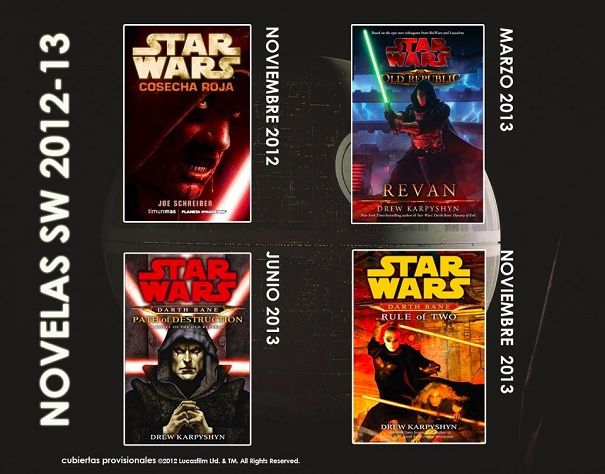 Plan editorial de "Star Wars" en Timun Mas para 2012 y 2013