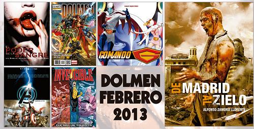 Novedades de Dolmen Editorial para Febrero del 2013