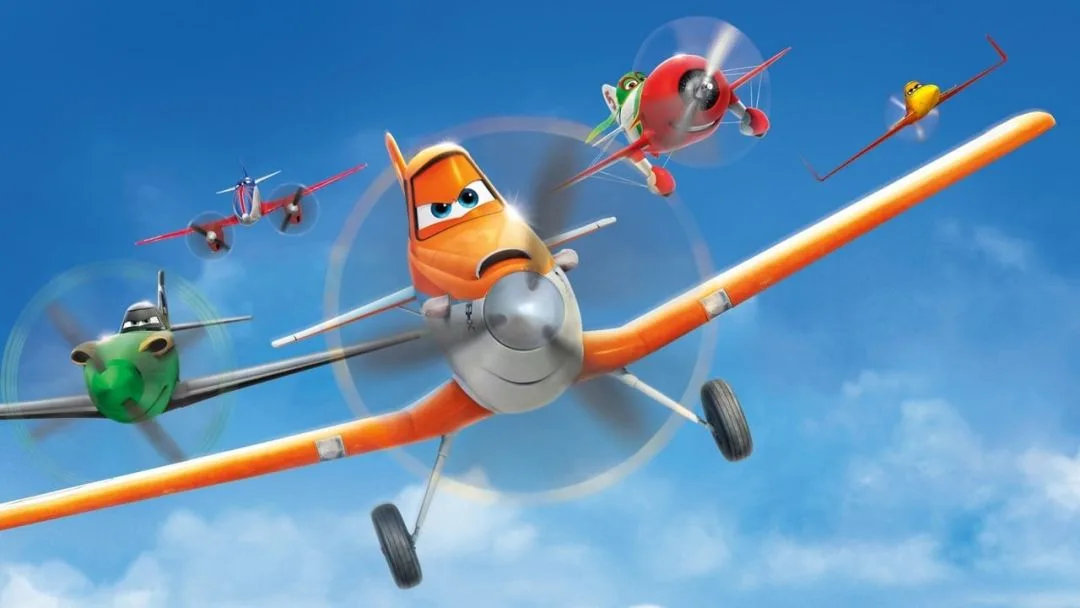 Aviones animados para la gran pantalla