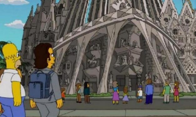 Homer Simpson en la Ciudad Condal