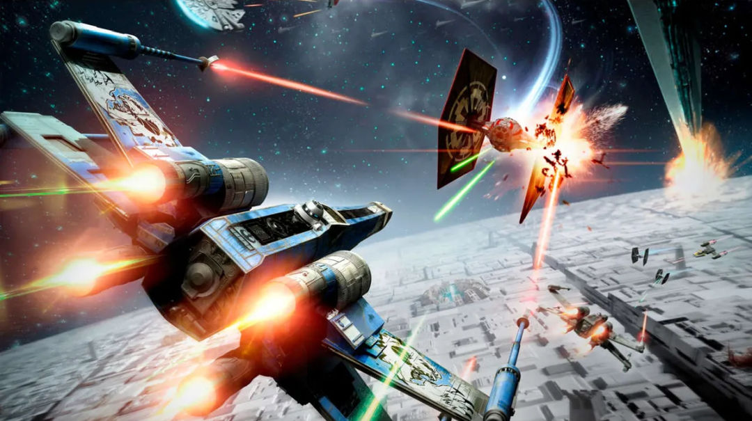 A los mandos de un X-Wing