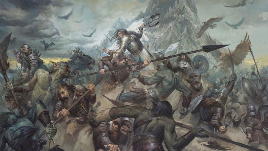 La batalla final de «El Hobbit», en el tablero