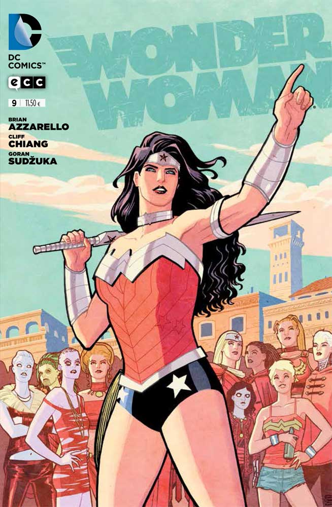 "Wonder Woman #1 a 9" (Brian Azzarello y Cliff Chiang, ECC Ediciones)