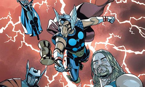 "Secret Wars. Thors #1-4" (Jason Aaron y Chris Sprouse, Panini Cómics)