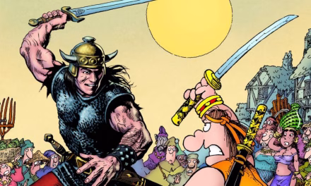 «Groo vs Conan» (Sergio Aragonés, Mark Evanier y Thomas Yeates, Planeta Cómic)