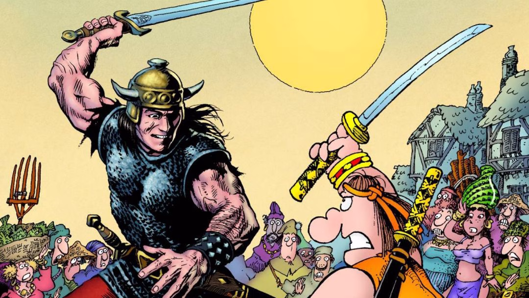 «Groo vs Conan» (Sergio Aragonés, Mark Evanier y Thomas Yeates, Planeta Cómic)