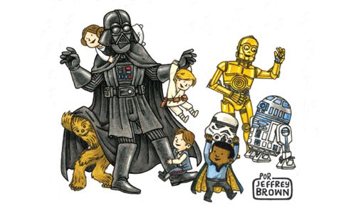 “Darth Vader y amigos” (Jeffrey Brown, Planeta Cómic)