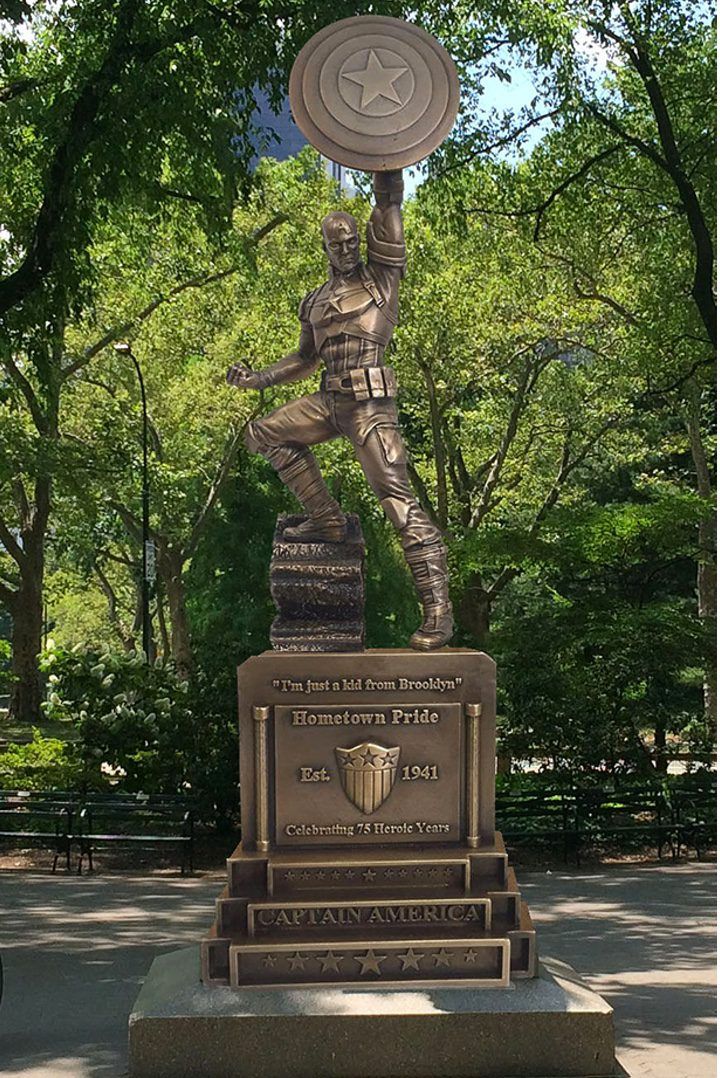 Brooklyn dedicará una estatua al Capitán América