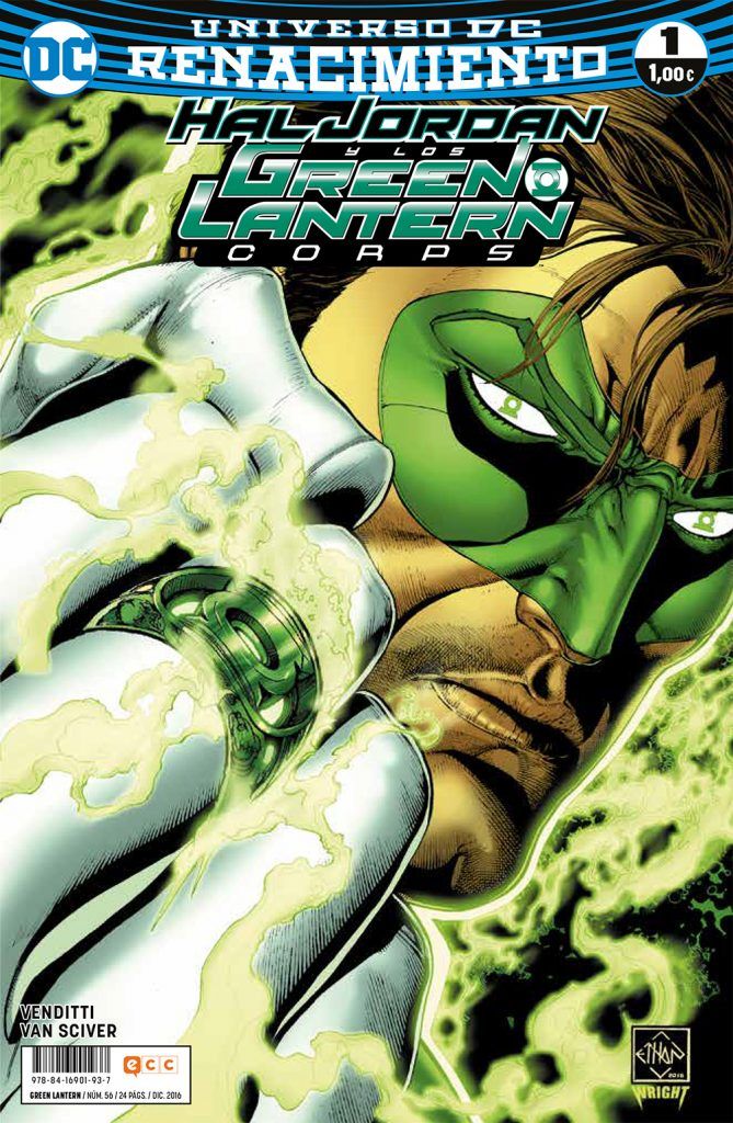 “Hal Jordan y los Green Lantern Corps 56/01” (Robert Venditti y Ethan Van Sciver, ECC Ediciones)