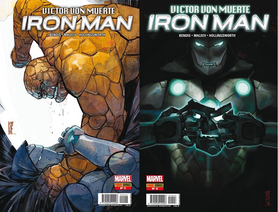 "Victor Von Muerte: Iron Man #1, 2 y 3" (Brian Michael Bendis y Alex Maleev, Panini Cómics)