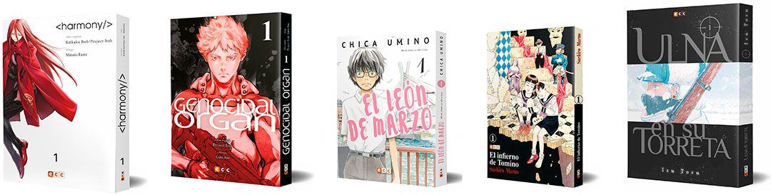Nuevas licencias de manga de ECC Ediciones