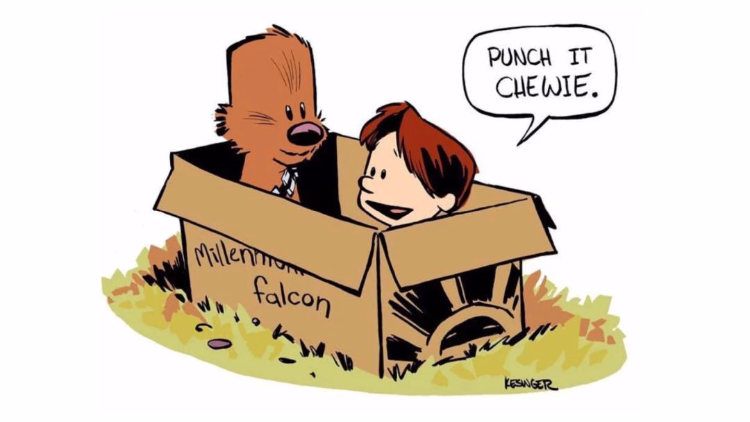 Las maravillosas mezclas de Star Wars y Calvin & Hobbes de Brian Kesinger