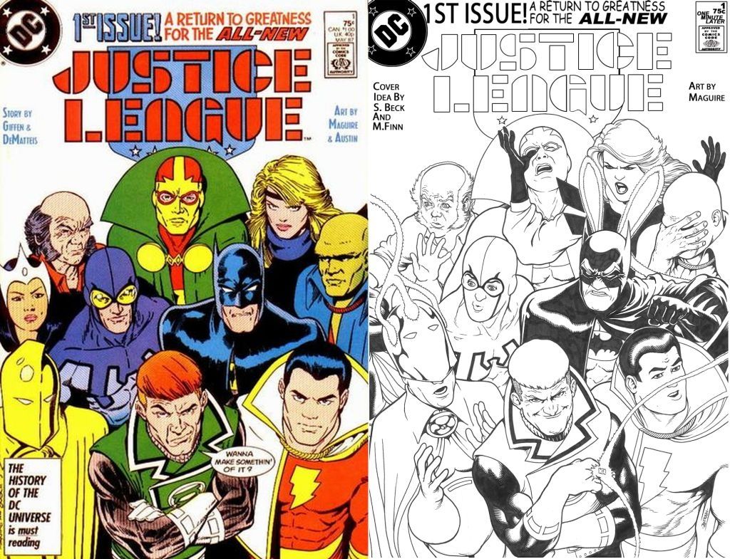 "Liga de la Justicia Internacional/JLI" (J.M. De Matteis, Keith Giffen y Kevin Maguire, ECC Cómics)
