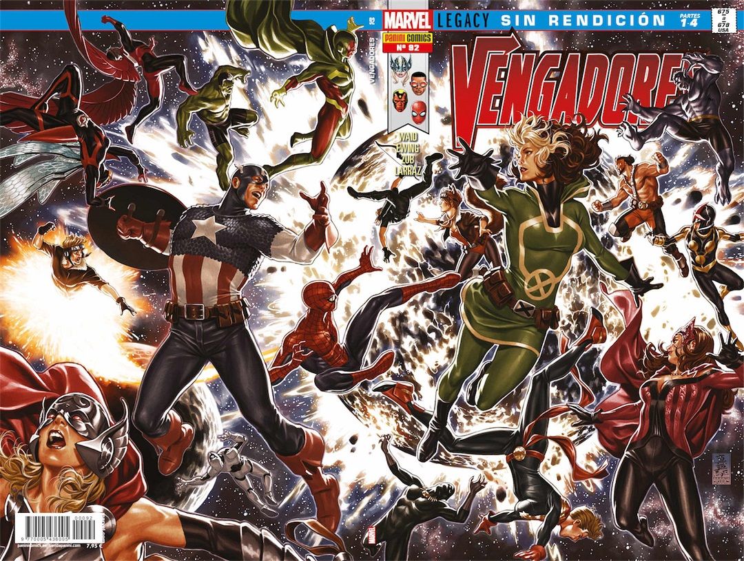"Los Vengadores #92. Sin Rendición 1" (Mark Waid, Al Ewing, Jim Zub y Pepe Larraz, Panini Comics)