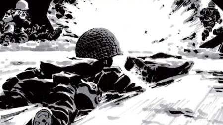 "Omaha Beach, 6 junio 1944" (Jean-David Morvan, Séverine Tréfouël y Dominique Bertail, Diábolo Ediciones) Omaha Beach, 6 junio 1944