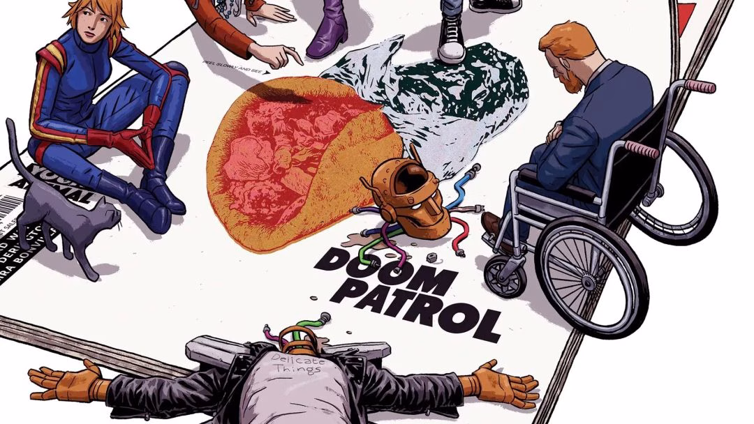 «La Patrulla Condenada: Ladrillo a Ladrillo» (Gerard Way y Nick Derington, ECC Ediciones)