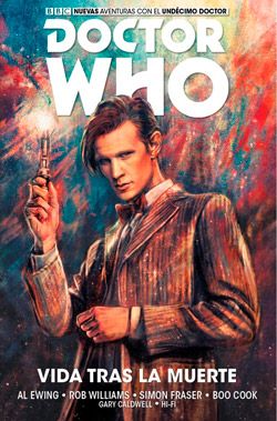 Portada de “Doctor Who vida tras la muerte” (VVAA, Fandogamia 2020)