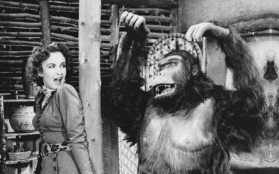 «¡Quita tus patas de encima, mono asqueroso! Gorilas, orangutanes y chimpancés en el cine» (Jorge San Román, Diábolo Ediciones)