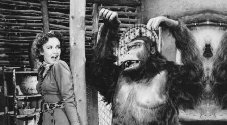 "¡Quita tus patas de encima, mono asqueroso! Gorilas, orangutanes y chimpancés en el cine" (Jorge San Román, Diábolo Ediciones) monos_destacada