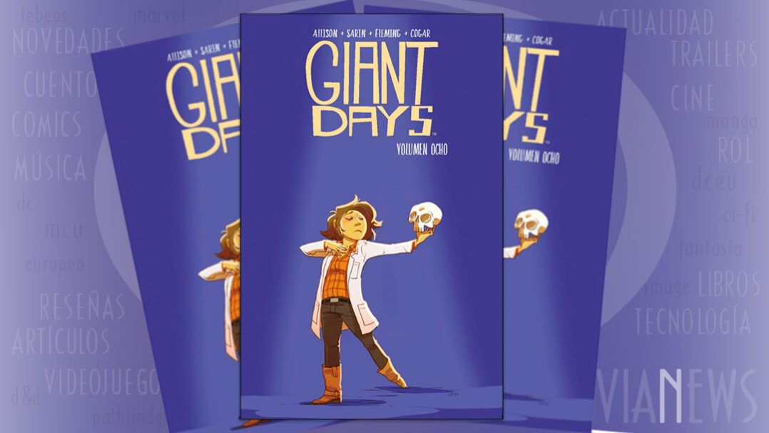 "Giant Days #8" (John Allison, Max Sarin y otros, Fandogamia)