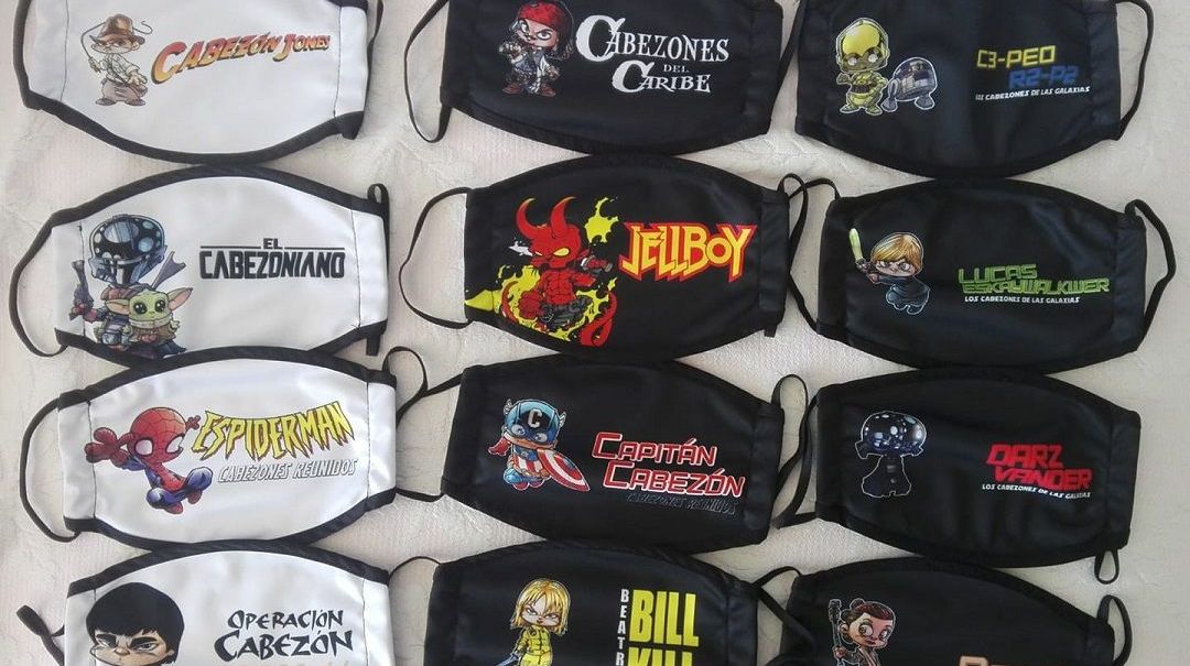 Artistas españoles diseñan mascarillas