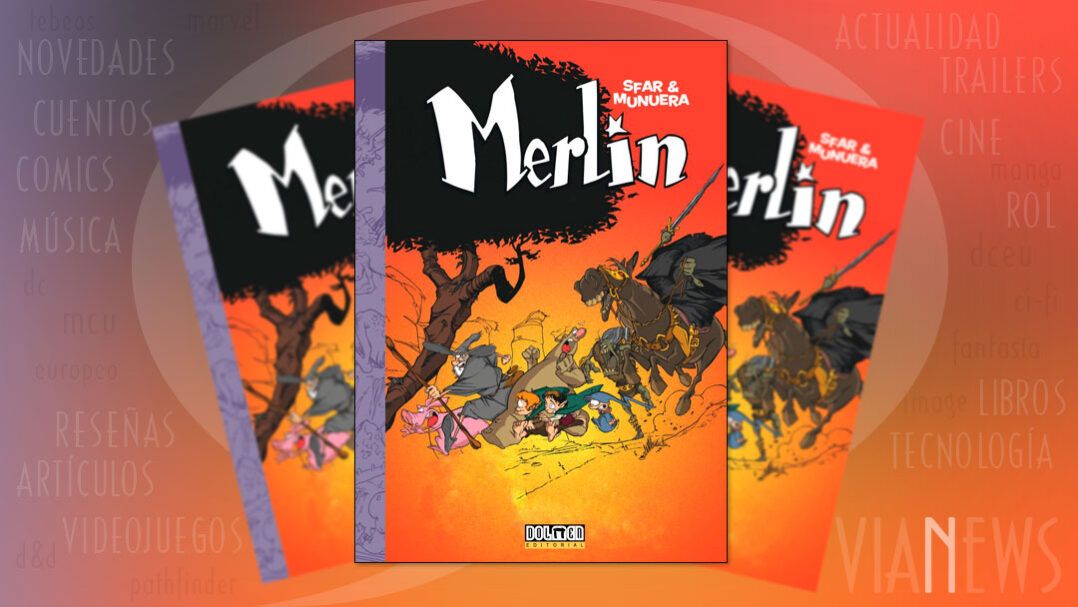 "Merlín #2" (Joann Sfar, Jean-David Morvan y José Luis Munuera, Dolmen Editorial)