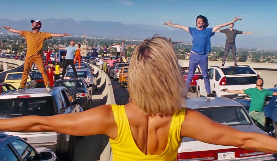 La escena inicial de «La La Land» (Damien Chazelle, 2017)