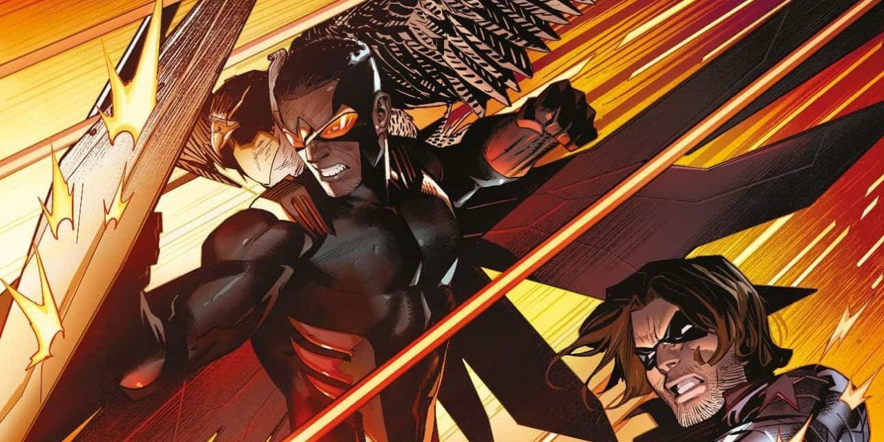 «El Halcón y Soldado de Invierno: Corta una cabeza» (Derek Landy y Federico Vicentini, Panini Cómics)