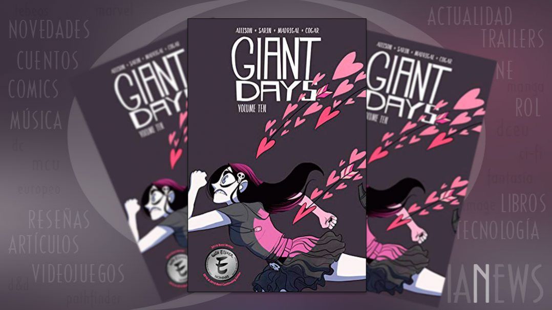 "Giant Days #10" (John Allison, Max Sarin y Julia Madrigal, Fandogamia)