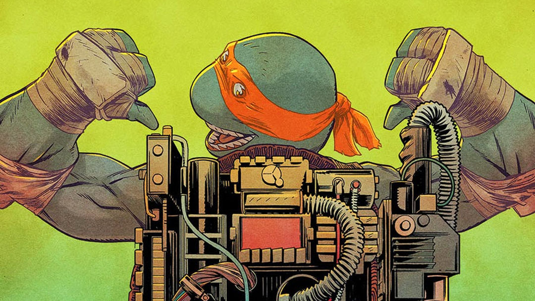 «Cazafantasmas/Tortugas Ninja #1» (Erik Burnham, Tom Waltz y Dan Schoening, Fandogamia)