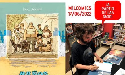 Isaac Sánchez firma “Baños Pleamar” en Zaragoza