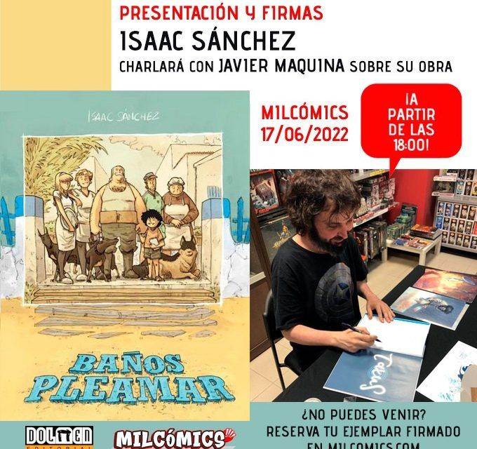 Isaac Sánchez firma “Baños Pleamar” en Zaragoza