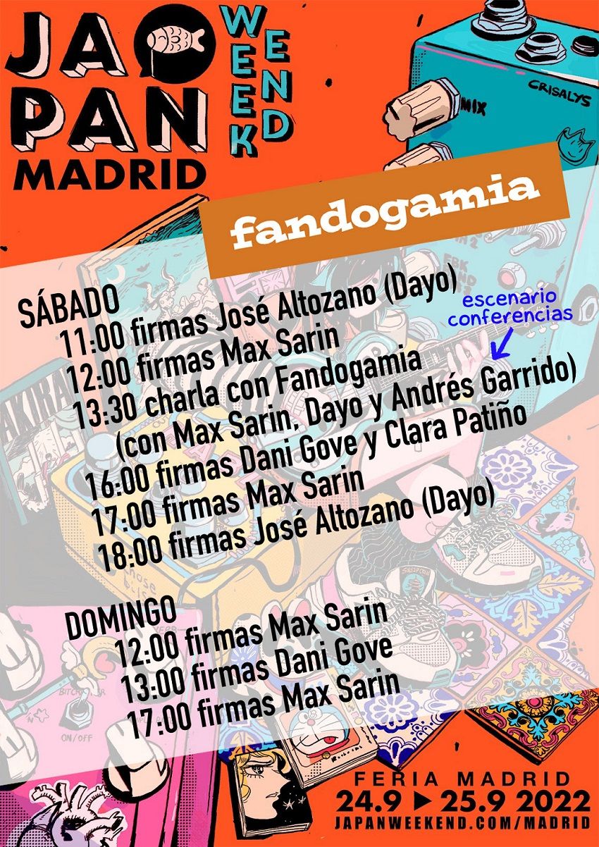 Max Sarin invitade a Japan Weekend Madrid