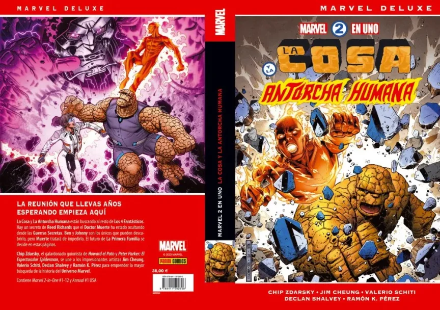 "Marvel 2 en Uno: La Cosa y la Antorcha Humana" (Chip Zdarsky y otros, Panini Cómics)