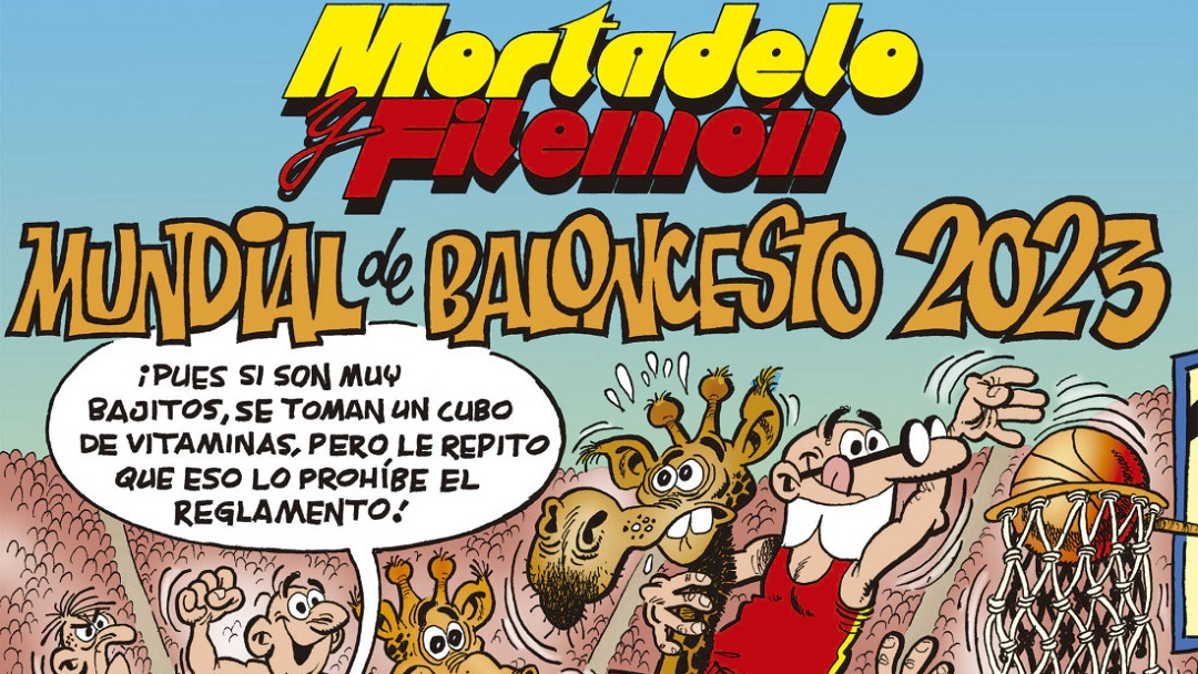 “Mortadelo y Filemón: Mundial de Baloncesto 2023”, de Francisco Ibáñez