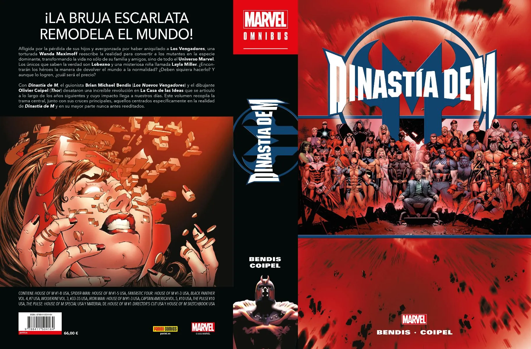 “Dinastía de M (Marvel Omnibus)” (Brian Michael Bendis, Olivier Coipiel
