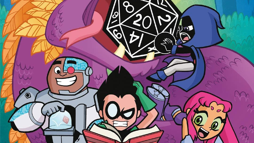 «Teen Titans Go! ¡Lanza el dado!» (Heather, P.C. Morrissey, Agnes Garbowska y Sandy Jarrell, ECC)