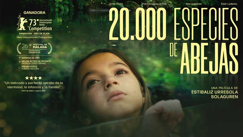 «20.000 especies de abejas» (Estibaliz Urresola Solaguren, 2023)