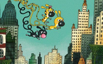 «Los Pequeños Marsupilamis y la gran ciudad» (Benjamin Chaud, Nuevo Nueve)