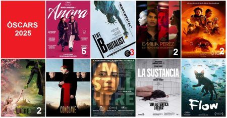 Ganadores de los Óscars 2025 Oscars 2025 palmares