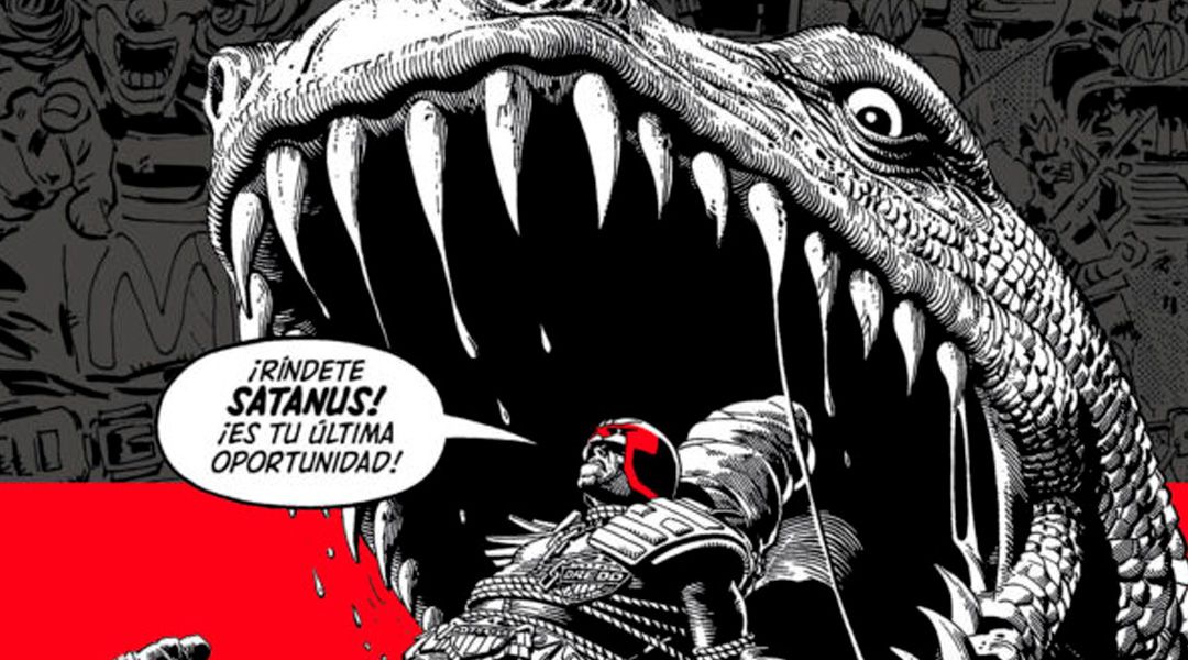 «Juez Dredd: La Tierra Maldita» (Pat Mills, John Wagner, Chris Lowder, Mike McMahon y Brian Bolland, Dolmen Editorial)
