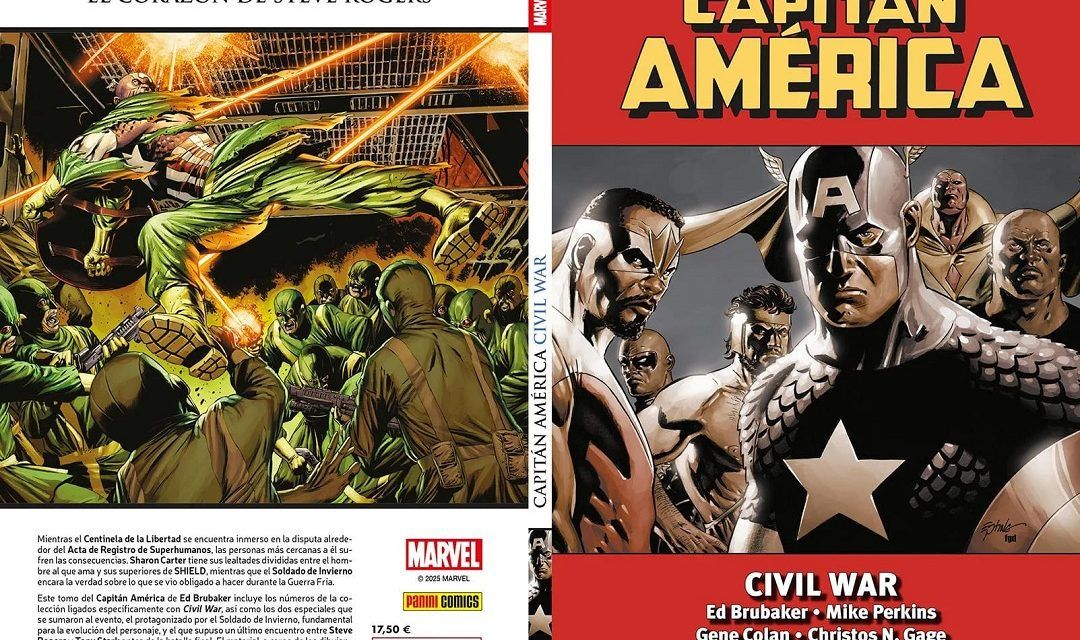 «Capitán América #4: Civil War» (Ed Brubaker, Mike Perkins y otros, Panini Cómics) 