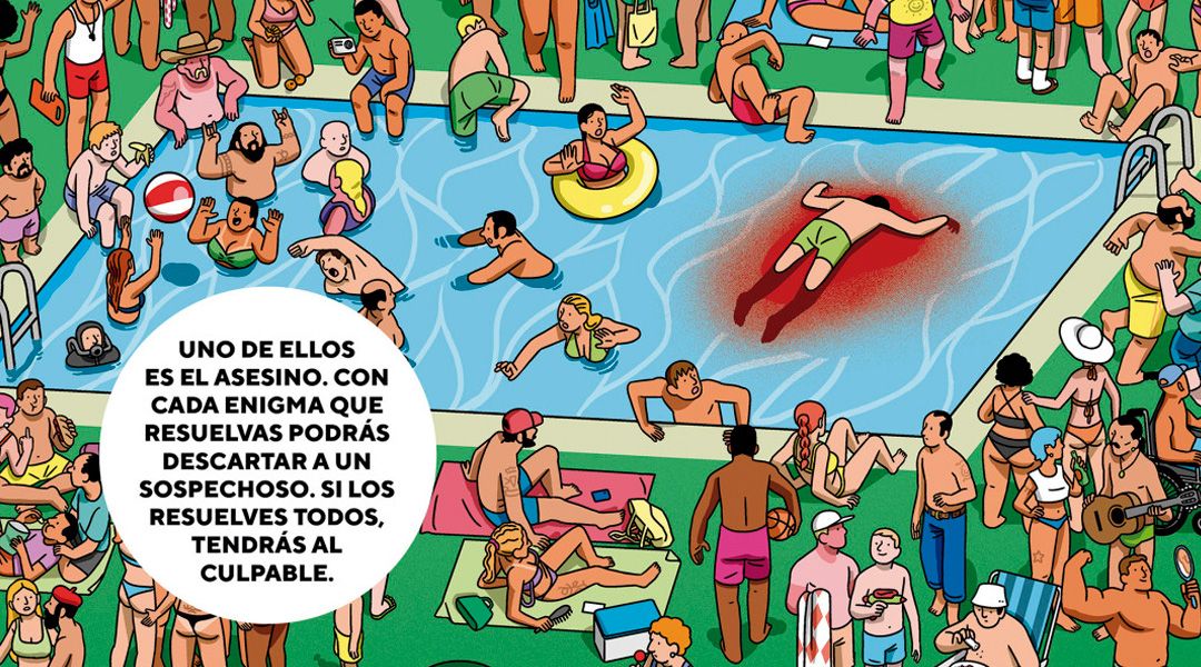 «El crimen del verano: El cuaderno vacacional de Crímenes ilustrados» (Modesto García, Plaza & Janés)